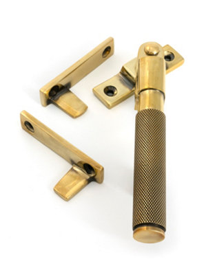 B&Q -  Aged Brass Night-Vent Locking Brompton Fastener
