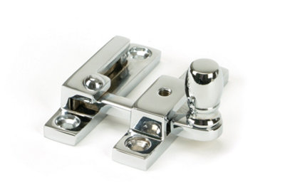 From The Anvil Polished Chrome Mushroom Quadrant FastenerNarrow from B&Q