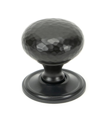 From The Anvil Aged Bronze Hammered Mushroom Cabinet Knob 38mm from B&Q