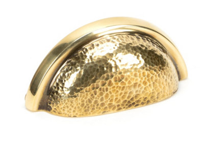 From The Anvil Aged Brass Hammered Regency Concealed Drawer Pull from B&Q