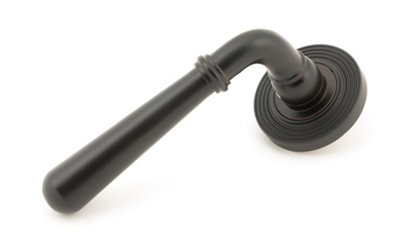 From The Anvil Aged Bronze Newbury Lever On Rose Set (Beehive) from B&Q