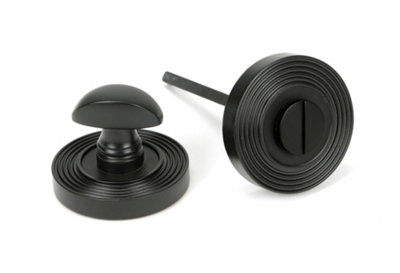 From The Anvil Aged Bronze Round Thumbturn Set (Beehive) from B&Q