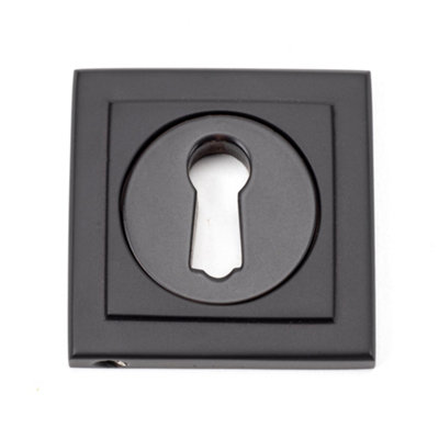 From The Anvil Aged Bronze Round Escutcheon (Square) from B&Q