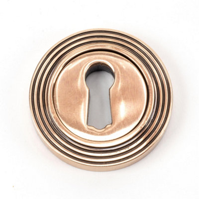 From The Anvil Polished Round Escutcheon (Beehive) Bronze