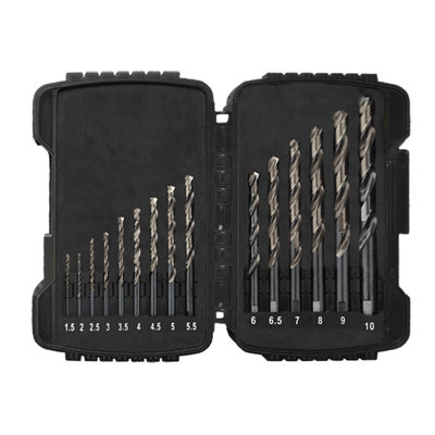 Mehr Hss-G Drill Bit Set 15Pc Qty 1 Set Abracs from B&Q