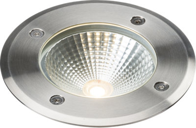 Luminosa Lighting Luminosa Led Stainless Steel Recessed Ground Light 3000K 230V Ip65 6W from B&Q