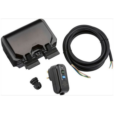 Mla Knightsbridge Ip66 2 Gang Rcd Outdoor Socket KitOprcdkit from B&Q