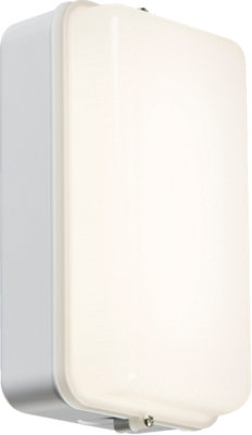 Luminosa Lighting Luminosa Led Security Amenity Bulkhead With Daylight SensorWhite 230V Ip54 5W from B&Q