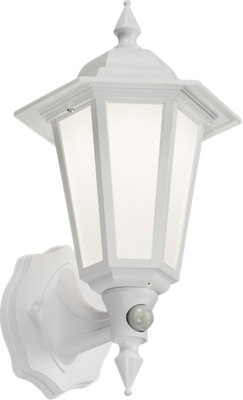 Luminosa Lighting Luminosa Led Wall Lantern With Photocell SensorWhite 230V Ip54 8W from B&Q