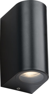 Luminosa Lighting Luminosa Knightsbridge Alana230V Ip65 Gu10 Polycarbonate Up/down Wall LightBlackAlc2Bk from B&Q