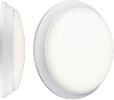 Luminosa Lighting Luminosa Knightsbridge 230V Ip54 14W Ip54 Led Bulkhead 4000K - Bl12aled White