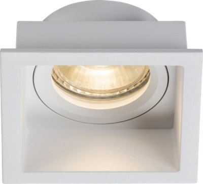 Luminosa Lighting Luminosa Knightsbridge Dipa Single Fixed Square Anti-Glare Downlight WhiteDia1Fsw from B&Q
