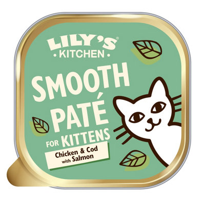 Lily's Kitchen Cat Chicken/ Cod&salmon Pate For Kittens 85 (Pack Of 19) from B&Q