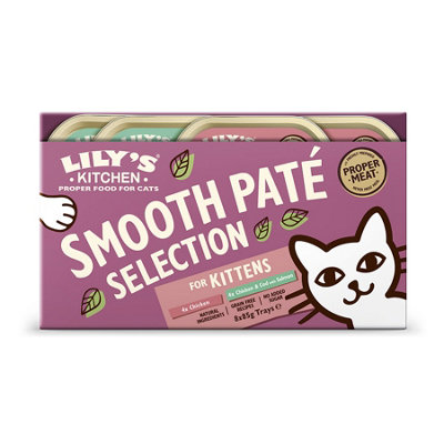 B&Q -  Smth Paté Selection Multipack Kitten 8X85GPack Of 4