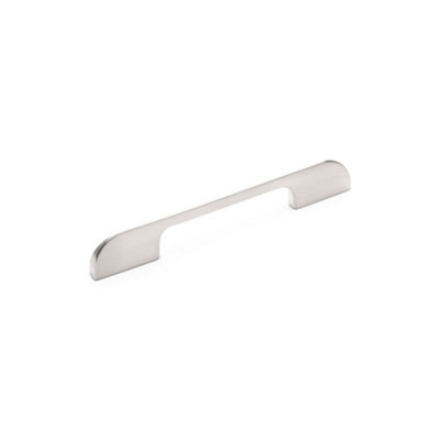 Bexley Kitchen Cabinets D Handle160mm CentresBrushed NickelPack Of 2 from B&Q
