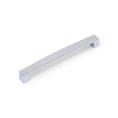Block Bar Kitchen Cabinets D Handle192mm CentresChromePack Of 2 from B&Q