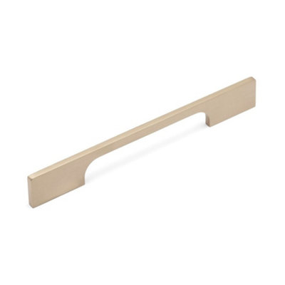 Brixton Kitchen Cabinets D Handle160mm CentresSatin BrassPack Of 2 from B&Q