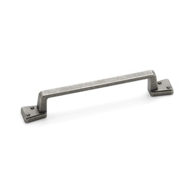 Brooks Kitchen Cabinets D Handle128mm CentresPewterPack Of 2 from B&Q