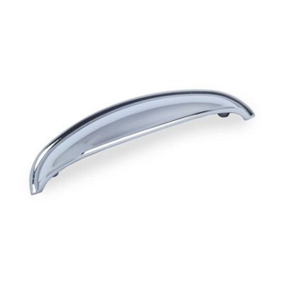 Camden Kitchen Cabinets Cup Handle96mm CentresChromePack Of 2 from B&Q