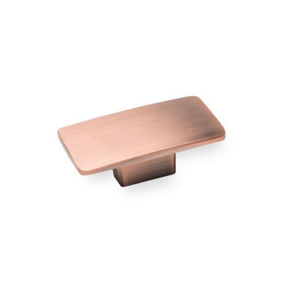 Camden Kitchen Cabinets Rectangular KnobAntique CopperPack Of 2 from B&Q