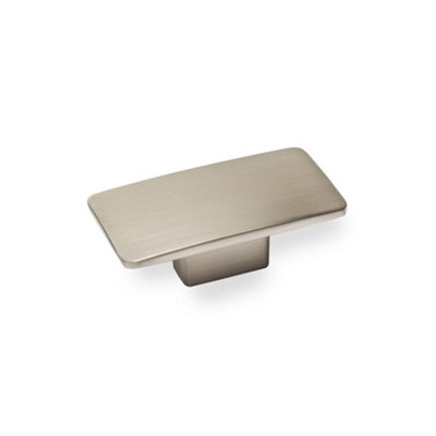 Camden Kitchen Cabinets Rectangular KnobBrushed NickelPack Of 2 from B&Q