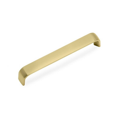 Camden Kitchen Cabinets D Handle128mm CentresSatin BrassPack Of 2 from B&Q