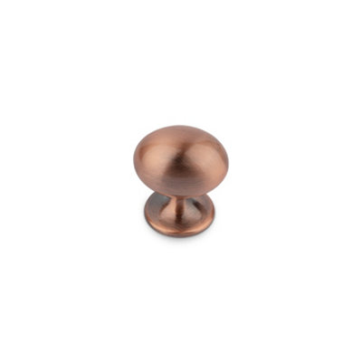 Camden Kitchen Cabinets Oval KnobAntique CopperPack Of 2 from B&Q