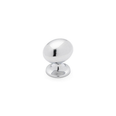 Camden Kitchen Cabinets Oval KnobBrushed NickelPack Of 2 from B&Q