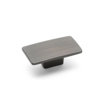 Camden Kitchen Cabinets Rectangular KnobAntique BlackPack Of 2 from B&Q