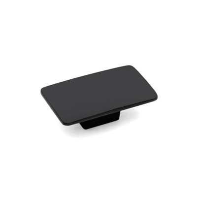 Camden Kitchen Cabinets Rectangular KnobMatt BlackPack Of 2 from B&Q