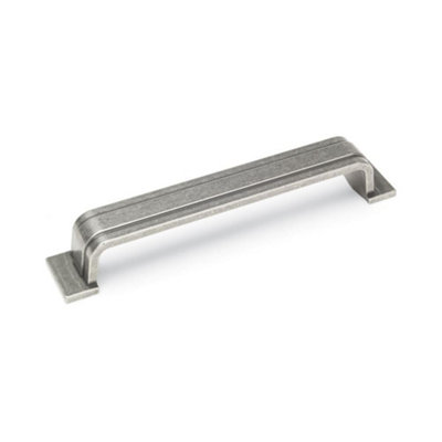 Cromwell Solid Kitchen Cabinets D Handle160mm CentresPewterPack Of 2 from B&Q