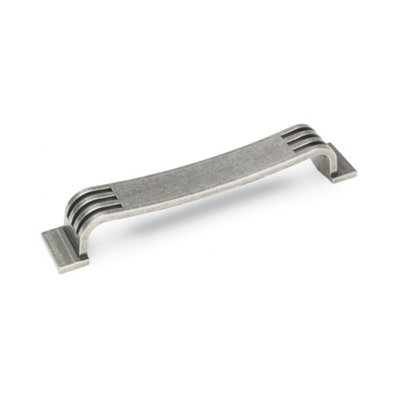 Cromwell Slot Kitchen Cabinets D Handle160mm CentresPewterPack Of 2 from B&Q