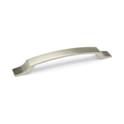 Finesse Kitchen Cabinets Strap Handle160mm CentresBrushed NickelPack Of 2 from B&Q
