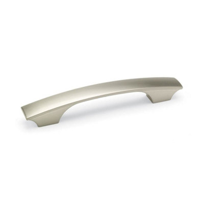 Finesse Bridge Handle128mm CentresBrushed NickelPack Of 2 from B&Q