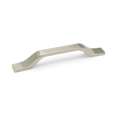 Finesse Kitchen Cabinets Strap Handle128mm CentresBrushed NickelPack Of 2 from B&Q