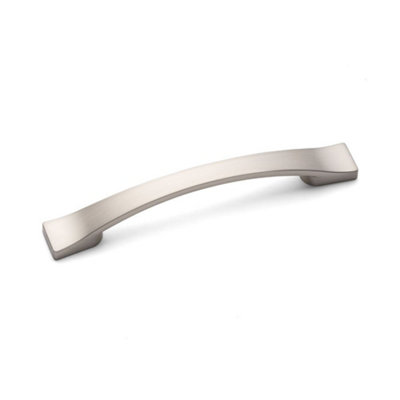 Hamilton Kitchen Cabinets Strap Handle128mm CentresBrushed NickelPack Of 2 from B&Q