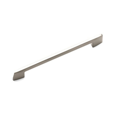 Knightsbridge Kitchen Cabinets D Handle160mm CentresBrushed NickelPack Of 2 from B&Q