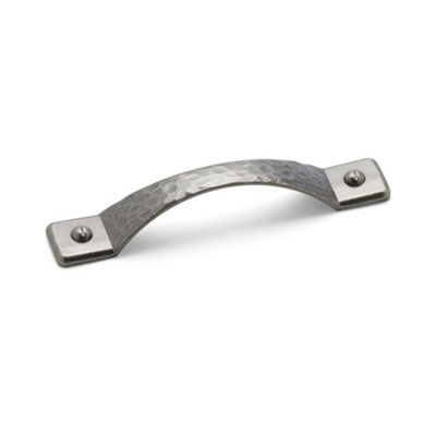 Mottled Kitchen Cabinets D Handle128mm CentresPewterPack Of 2 from B&Q