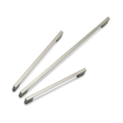 Slim Square Kitchen Cabinets D Handle160mm CentresPewterPack Of 2 from B&Q