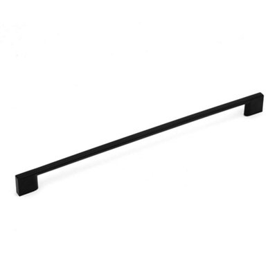 Slim Square Kitchen Cabinets D Handle320mm CentresMatt BlackPack Of 2 from B&Q