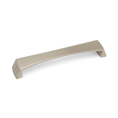 Stepped Kitchen Cabinets D HandleBrushed NickelPack Of 2 from B&Q