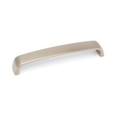 Trafalgar Round Kitchen Cabinets D Handle160mm CentresBrushed NickelPack Of 2 from B&Q