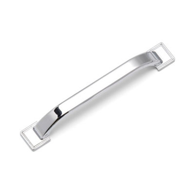 Windsor Kitchen Cabinets D Handle160mm CentresChromePack Of 2 from B&Q