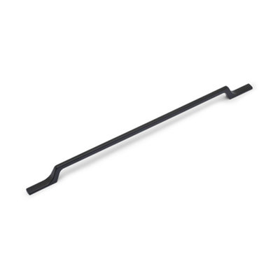 Lisse Kitchen Cabinets Strap Handle320mm CentresMatt BlackPack Of 2 from B&Q
