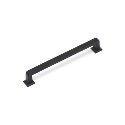 Ines Kitchen Cabinets D Handle160mm CentresMatt BlackPack Of 2 from B&Q