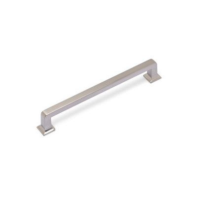 Ines Kitchen Cabinets D Handle160mm CentresBrushed NickelPack Of 2 from B&Q
