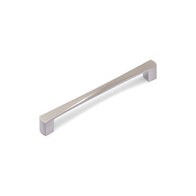 Renne Kitchen Cabinets D Handle160mm CentresBrushed NickelPack Of 2 from B&Q