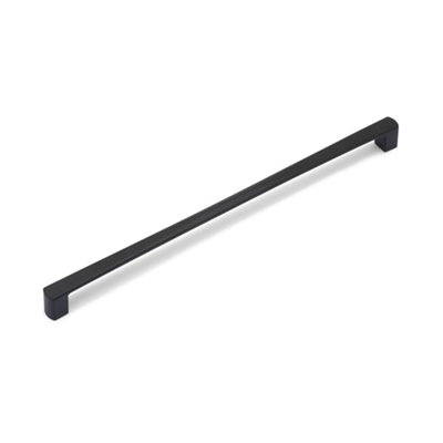 Renne Kitchen Cabinets D Handle320mm CentresMatt BlackPack Of 2 from B&Q