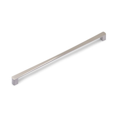 Renne Kitchen Cabinets D Handle320mm CentresBrushed NickelPack Of 2 from B&Q