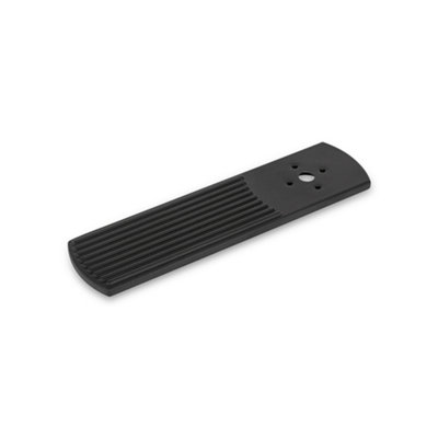 Linden Back PlateLong95mm LongMatt BlackPack Of 2 from B&Q